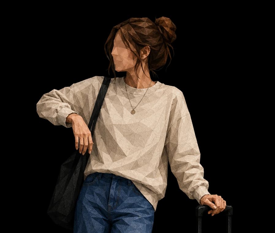 Student with bag
